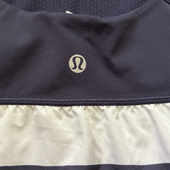 Lululemon Striped Navy and White Tank Top - Picture 2 of 10